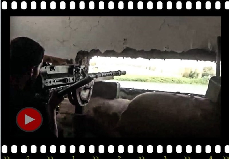 ویدئو/ پیامی که «مقاومت» با عبور از «فرات» برای «داعش» فرستاد