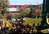 تشییع پیکر سه شهید مدافع حرم در کاشان