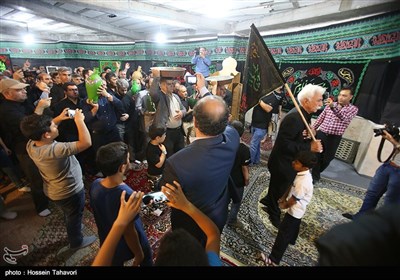 مراسم طشت گذاری آذری ها درحسینیه الغدیر- کیش