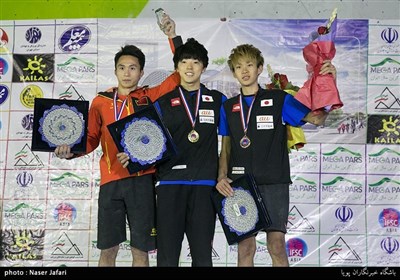 اختتامیه مسابقات سنگ‌نوردی قاره آسیا
