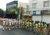 رژه نیروهای مسلح در اردبیل برگزار شد