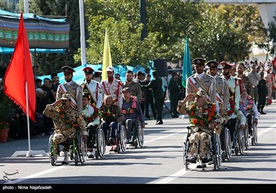 رژه بزرگ نیروهای مسلح در مشهد