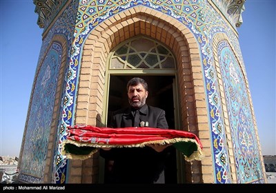 همایش شیرخوارگان حسینی و تعویض پرچم مسجد مقدس جمکران