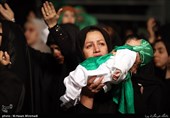 مراسم شیرخوارگان حسینی در مصلای تهران برگزار شد + تصاویر