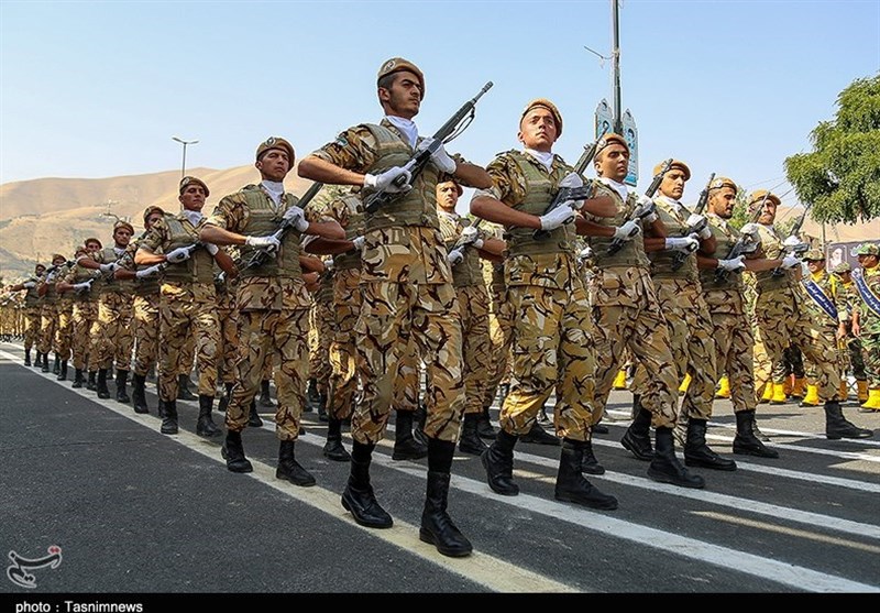 رژه حماسی و باشکوه نیروهای مسلح استان کردستان + فیلم