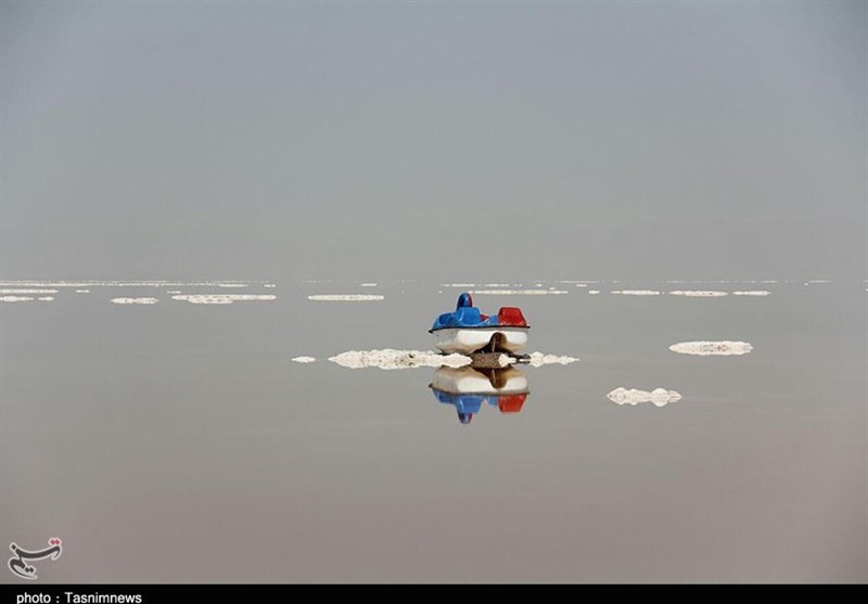 دریاچه ارومیه به پایین‌ترین تراز آبی خود در سال 96 رسید