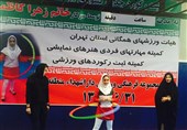 دختر ورزشکار تهرانی رکورد ملی &quot;حلقه هولاهوپ دور کمر&quot; را شکست