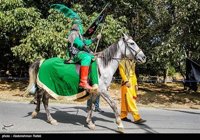 دخول رمزی لقافلة الإمام الحسین (ع) الى کربلا ـ همدان