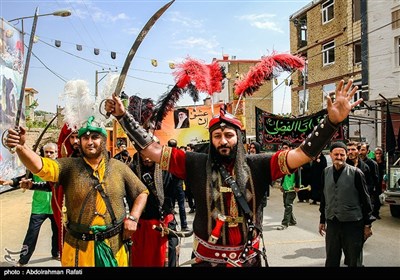 ورود نمادین کاروان امام حسین (ع) به کربلا - همدان