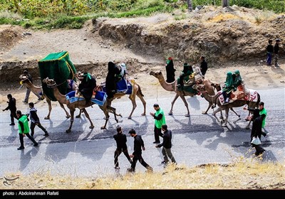 ورود نمادین کاروان امام حسین (ع) به کربلا - همدان