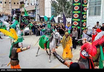 ورود نمادین کاروان امام حسین (ع) به کربلا - همدان