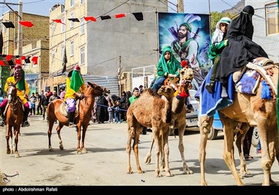 ورود نمادین کاروان امام حسین (ع) به کربلا - همدان