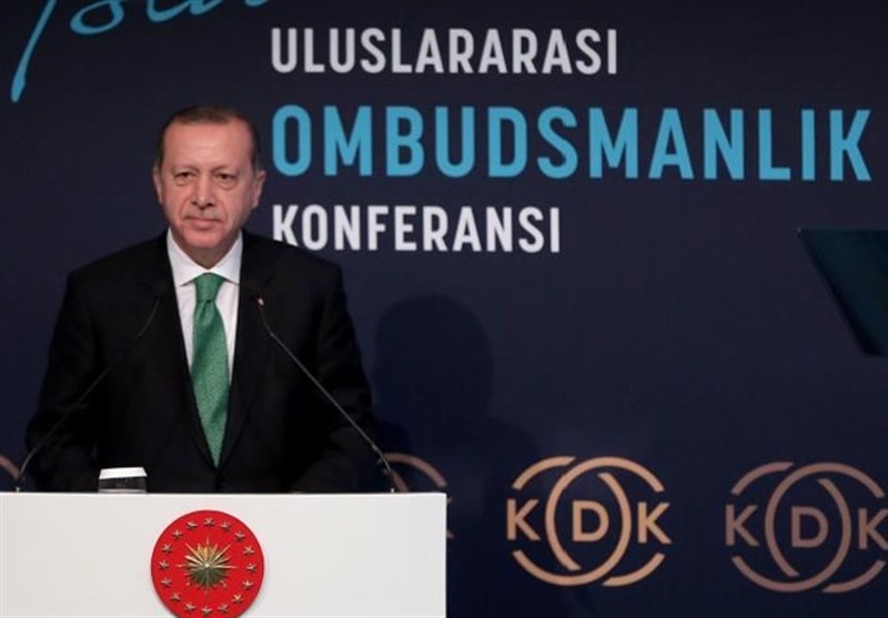 اردوغان: سفیر آمریکا را به عنوان نماینده این کشور در ترکیه به رسمیت نمی‌شناسیم