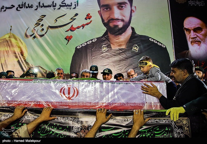 Body of Iranian Martyr Hojaji Repatriated (+ Video, Photos)