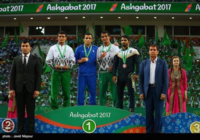 مسابقات کشتی بازی‌های داخل سالن آسیا - ترکمنستان