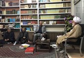 وزیر تعاون با آیت‌الله دری نجف‌آبادی دیدار کرد