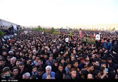 وداع با پیکر شهید محسن حججی در اصفهان