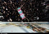 وداع با پیکر شهید محسن حججی در اصفهان