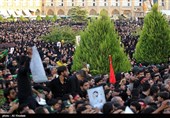 وداع با پیکر شهید محسن حججی در اصفهان