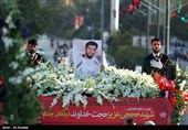 وداع با پیکر شهید محسن حججی در اصفهان