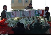 وداع با پیکر شهید محسن حججی در اصفهان