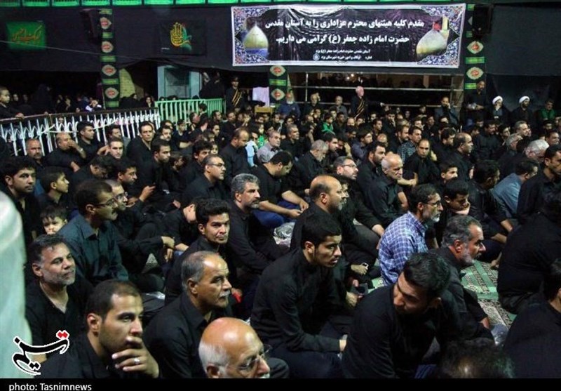 تشییع نمادین امامزاده جعفر علیه السلام یزد