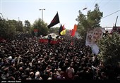 تشییع پیکر شهید محسن حججی در نجف‌آباد- اصفهان