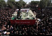 تشییع پیکر شهید محسن حججی در نجف‌آباد- اصفهان