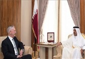 امیر قطر و وزیر دفاع آمریکا همکاری نظامی را بررسی کردند