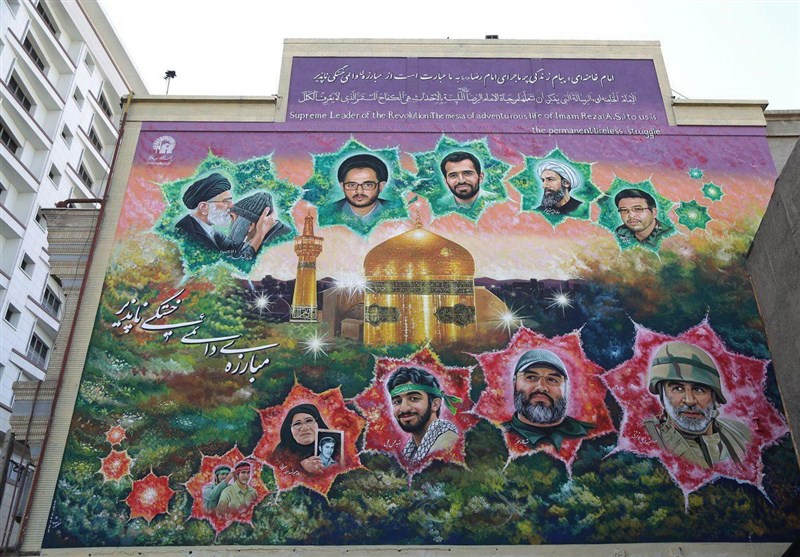 طراحی نقاشی دیواری برای اجرا در میدان فردوسی مشهدمقدس
