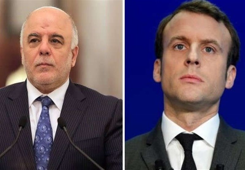 پیشنهاد رئیس‌جمهور فرانسه به العبادی در خصوص بحران اقلیم کردستان