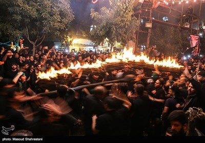 مراسم مشعل گردانی نجفی های مقیم تهران