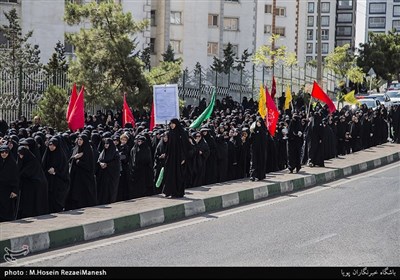 عزاداری روز تاسوعای حسینی در تهران-دانشگاه امام صادق(ع)