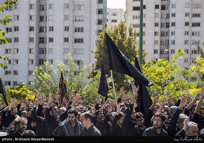 عزاداری روز تاسوعای حسینی در تهران-دانشگاه امام صادق(ع)