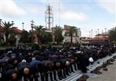 اقامه نماز ظهر تاسوعای حسینی در قزوین