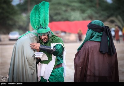 تعزیه حضرت عباس (ع) در روستای نظرآقا - بوشهر