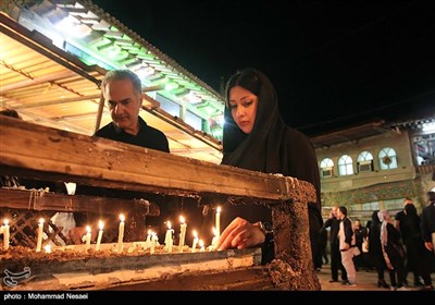 آیین چهل منبر در شب عاشورای حسینی - گرگان