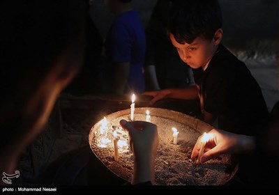 آیین چهل منبر در شب عاشورای حسینی - گرگان