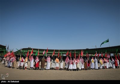 آیین نخل گردانی در روستای مزینان سبزوار