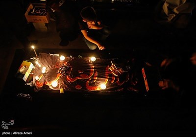 شام غریبان حسینی در لامرد - فارس