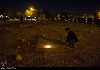 شام غریبان حسینی در لامرد - فارس
