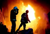 آتش‌سوزی گسترده انبار مواد نفتی در شورآباد