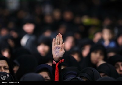 آخرین شب عزاداری ایام محرم در حسینیه امام خمینی(ره) با حضور مقام معظم رهبری
