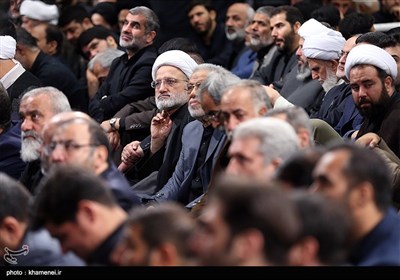 آخرین شب عزاداری ایام محرم در حسینیه امام خمینی(ره) با حضور مقام معظم رهبری