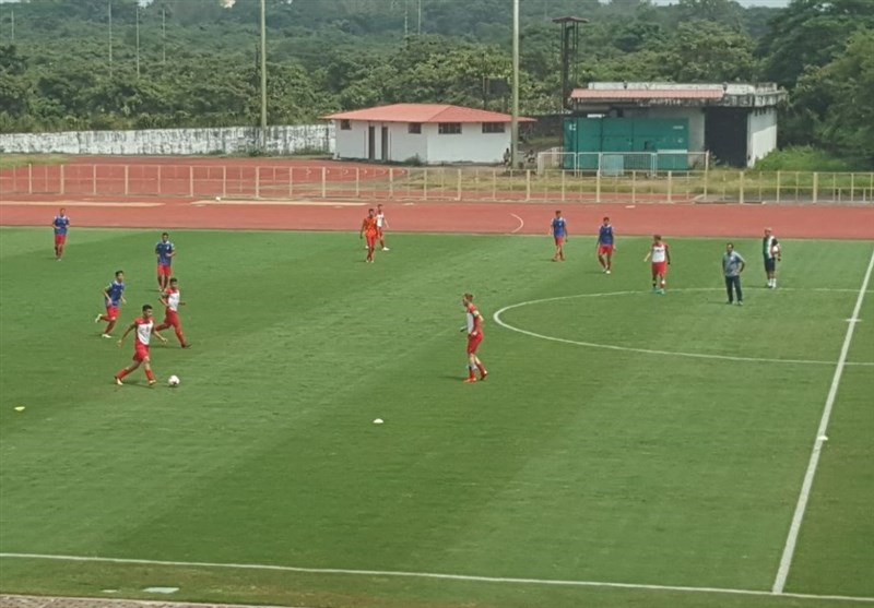 برگزاری نخستین تمرین تیم فوتبال نوجوانان در گوا
