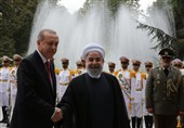 استقبال رسمی روحانی از اردوغان