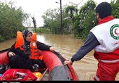 هلال احمر گیلان در بارندگی‌های اخیر به 835 آسیب‌دیده امدادرسانی کرد + تصاویر