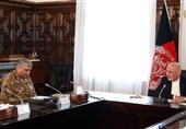 ملاقات فرمانده ستاد ارتش پاکستان با رئیس جمهور افغانستان