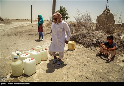 بحران آب در روستای تخت شاه - سیستان