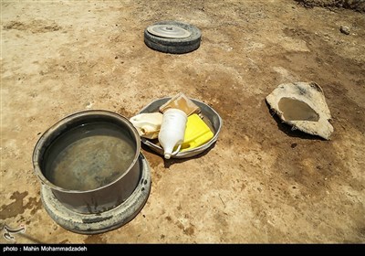 بحران آب در روستای تخت شاه - سیستان